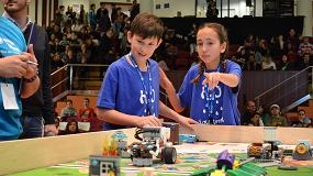 Foto de Ms de 200 estudiantes han participado en el primer torneo clasificatorio First Lego League de la UPC en Barcelona