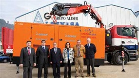 Foto de Grupo Aliser y Grupos Electrgenos Gesan celebran la entrega de la mquina 10.000