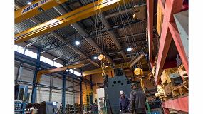 Foto de Puentes gra Abus para la nueva planta de produccin del fabricante de metales Konepaja Enne Oy