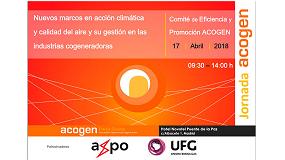 Picture of [es] Acogen organiza la Jornada 'Nuevos marcos en accin climtica y calidad del aire y su gestin en las industrias cogeneradoras'