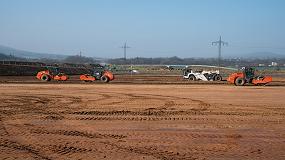 Foto de Las mquinas del Wirtgen Group preparan el suelo para la nueva fbrica de Benninghoven