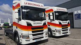 Foto de La Vascongada SL incorpora cuatro unidades Scania a su flota