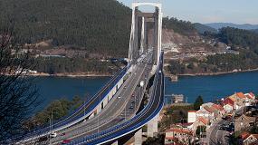 Foto de Schaeffler Iberia ha suministrado 140 rtulas especiales para la ampliacin del Puente de Rande