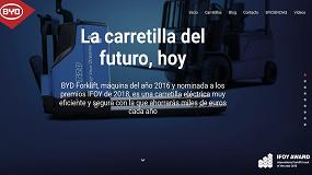 Foto de BYD Forklifts lanza su web en Espaa