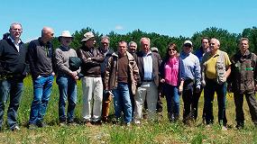 Fotografia de [es] Miembros de Cose visitan plantaciones y campo de ensayo de pino pionero injertado en Valladolid