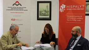 Foto de Hispalyt y el Colegio Oficial de Aparejadores y Arquitectos Tcnicos de Madrid firman un convenio de colaboracin