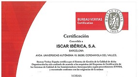 Foto de Iscar Ibrica, SA es el primer fabricante de herramientas que dispone de la Certificacin UNE-EN ISO 9100