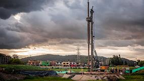 Foto de Un equipo de perforacin Liebherr LRB 355 ayuda a mejorar las infraestructuras colombianas