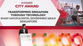 Foto de Singapur, designada Ciudad Inteligente de 2018 en el SCEWC