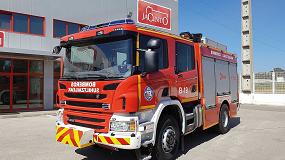 Foto de Los bomberos de Bilbao renuevan su flota con la incorporacin de una autobomba sobre chasis Scania