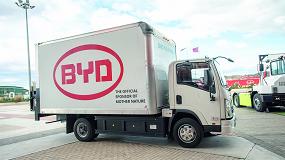 Foto de BYD Forklift presenta por primera vez en espaa sus camiones elctricos