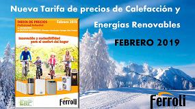 Picture of [es] Ferroli lanza su nueva tarifa de precios de calefaccin y energas renovables