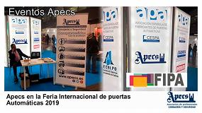 Foto de Apecs valora positivamente su participacin en la Feria Internacional de Puertas Automticas - FIPA
