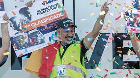 Foto de Juan Romeral, el mejor conductor profesional de Espaa 2019, ganador de Scania Driver Competition