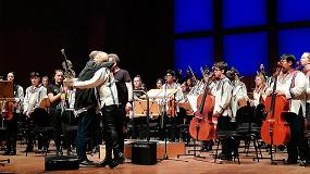 Foto de Operacin Abrazo del Corazn Americano toca por primera vez en Espaa de la mano de la Orquesta de la Msica del reciclaje
