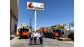 Foto de El Grupo Lozano ampla su parque de maquinaria con dos nuevas gras mviles de Liebherr