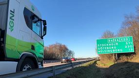 Foto de De Castelln a Estocolmo en un Scania 410 de GNL