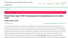 Foto de La Asociación Andalucía Rural se hace eco del Fórum Smart Agro