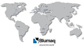 Foto de Blumaq ofrece una amplia cobertura con sus filiales a nivel mundial
