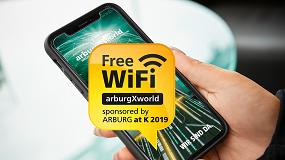 Foto de Arburg ofrece conexin Wi-Fi gratuita para todos los visitantes de la K 2019