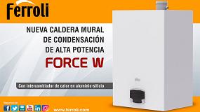 Fotografia de [es] Force W, nueva caldera mural de condensacin de alta potencia de Ferroli