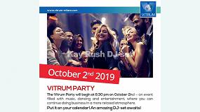 Foto de Vitrum invita a sus expositores a la Vitrum Party