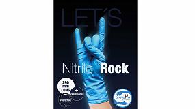 Foto de proteHo Nitrile Rock, el nuevo guante desechable de nitrilo de Ramos STS
