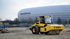 Foto de Compactacin ptima en la construccin del aparcamiento del estadio muniqus Allianz Arena