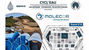 Foto de Molecor estar presente en el Salon 'Cycl'eau Strasbourg 2019' los das 4 y 5 diciembre en Estrasburgo, Francia