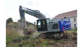 Foto de La empresa Rental R emplea la primera excavadora sobre cadenas Liebherr R 924 G8 de la regin le-de-France