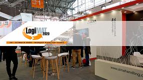 Foto de ULMA Handling Systems en LogiMat 2020, con U-Mind Universe y el Shuttle-M