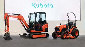 Foto de Kubota desvela sus prototipos de miniexcavadoras y tractores elctricos