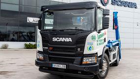 Foto de Contenedores MAI incorpora un Scania XT portacontenedor de GNC