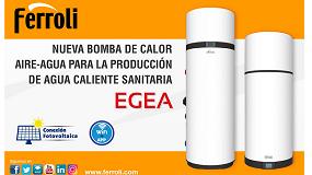 Foto de Nueva bomba de calor aire-agua Egea de Ferroli para la produccin de ACS