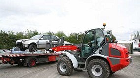 Foto de Una empresa irlandesa elige la cargadora Kramer para tareas de movimiento de material