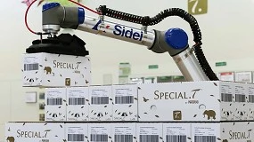 Foto de Nestlé en la Industria 4.0, paletizado de calidad con el cobot de Sidel