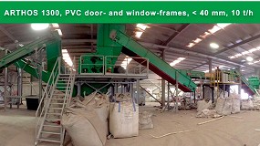 Foto de Planta de reciclaje para marcos de ventanas y puertas de PVC