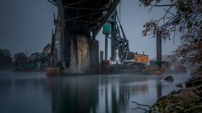 Foto de Liebherr convierte la renovacin de un histrico puente en Suiza en un gran reto