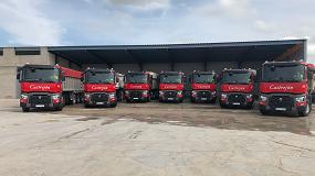 Foto de Siete tractoras Renault Trucks para Hormigones Castrejn