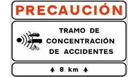Foto de Fomento sealizar los tramos de concentracin de accidentes de la red viaria espaola
