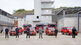 Foto de El Servicio de Bomberos de Navarra renueva su flota con tres nuevas autobombas Scania
