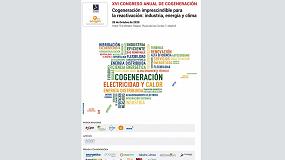 Picture of [es] 'Cogeneracin imprescindible para la reactivacin: Industria, energa y clima', lema del XVI Congreso Anual de Cogeneracin