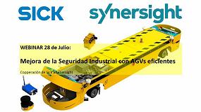 Foto de Sick y Synersight organizan un webinar sobre seguridad industrial con AGV