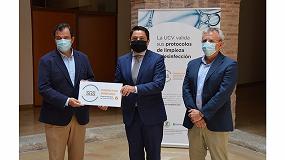 Foto de SGS valida y certifica los protocolos de higiene de la Universidad Catlica de Valencia elaborados por Betelgeux-Christeyns