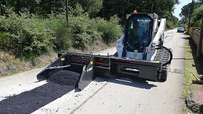 Foto de Primer esparcidor de suelo y asfalto Bobcat entregado en Espaa