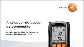 Foto de testo 310: analisador de gases de combustão (catálogo)