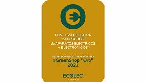Foto de Ecolec reconocer el compromiso de 75 establecimientos #GreenShop de toda Espaa con los distintivos Oro y Plata