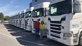 Foto de Aupatrans ampla su flota con 14 nuevos Scania S450