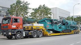 Foto de Transgras entrega dos gndolas de 70 toneladas de carga