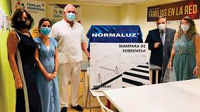 Foto de Normaluz dona 4.000 mamparas para proteger a profesionales contra el coronavirus